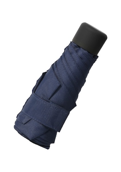 Ww Ultra Hafif ve Taşınabilir Cep Katlanır Şemsiye-Lacivert (Yurt Dışından)