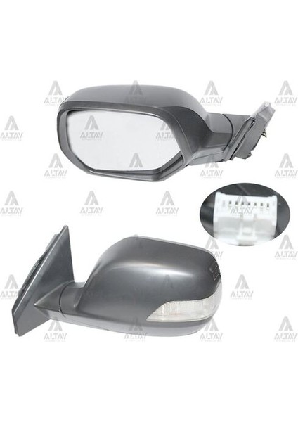 VM6278EBHL Ayna Diş Dikiz Crv 07-12 Elektrikli Isıtmalı Sinyalli Otomatik Katlanır Sol 76250SWW506ZE