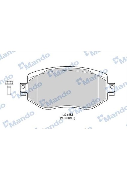 MBF015304 Ön Fren Balatası Renault Megane Iv 1.2 Tce 1.3 Tce 1.5 Dcı 1.6 16V 2016- 410603407R