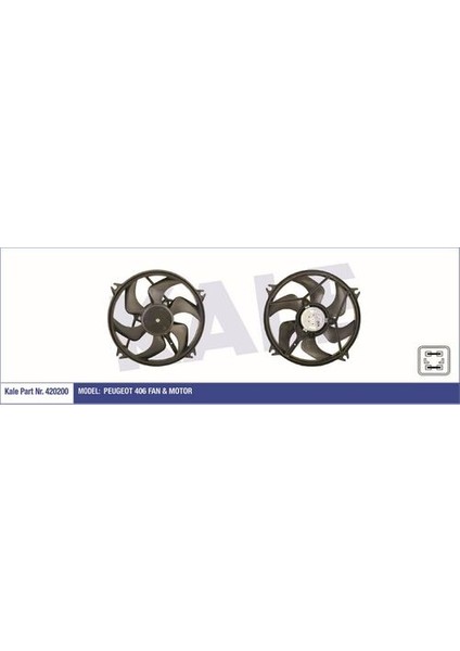 420200 Fan Motoru P406 Ym 2.0 16V 2.0hdı 8V 99-280W 1253A6
