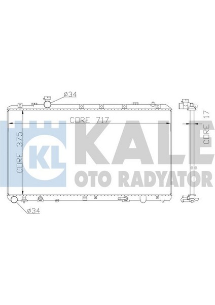342120 Radyatör Sx4 1.6 Vvt 4x4 06 1770080JA0