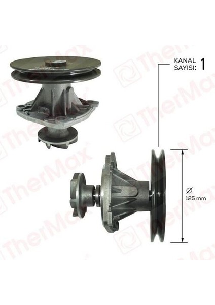 T01.110 Devirdaim Tempra 1.4-1.6 Tipo 1.4le-1.4-1.6le 87-95 Uno 1.4 89-92 Sarı Kasnak PA566 T 7784975