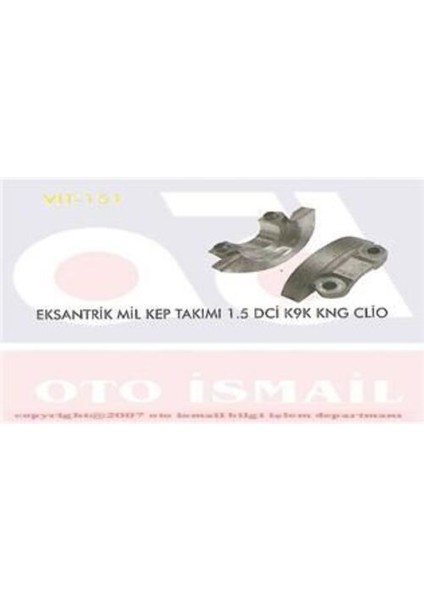 151 Eksantrik Mili Kep Takımı 2 Adet 1.5 Dcı K9K Kango Clio Megane