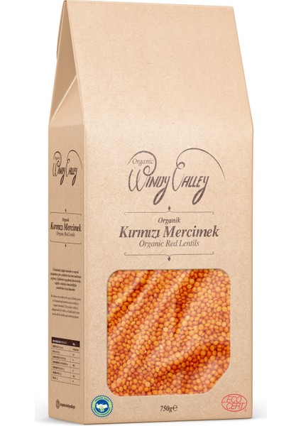 Kırmızı Mercimek (750 gr) Yerli ürün