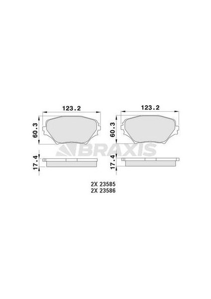 AA0114 Ön Fren Balatası Rav4 00-04 0446542110
