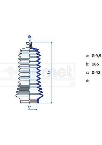 9134B Direksiyon Körüğü Master-Movano-Logan 98-04 2koruk+4kelepçe Takım 6025370231