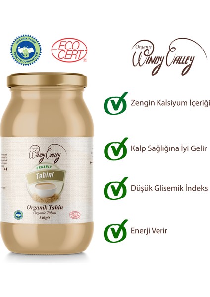 Tahin Yerli susam Gluten içermez Sertifikalı İlave yağ içermez (300 gr)