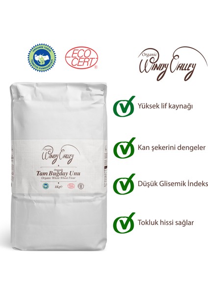 Tam Buğday Unu Yerli ürün (2 Kg)