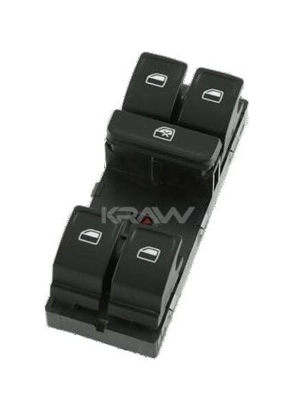 AN422 Cam Açma Kapama Anahtarı Sol Dörtlü Polo 15-17 6C0959857