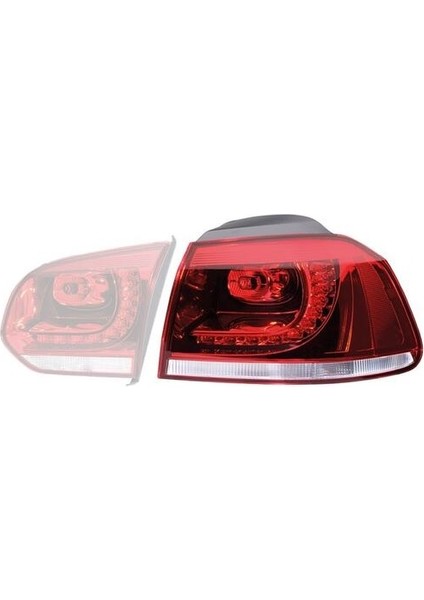 2SD010408081 Komple Arka Lamba Volkswagen Golf 6 LED Sol Volkswagen 5K0945096P