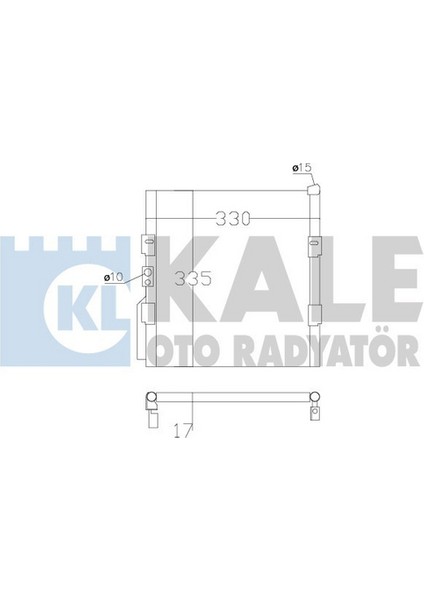 386800 Klima Kondenseri Civic V-Vı-Crııı Al Al 359X328X16 80110SR3023