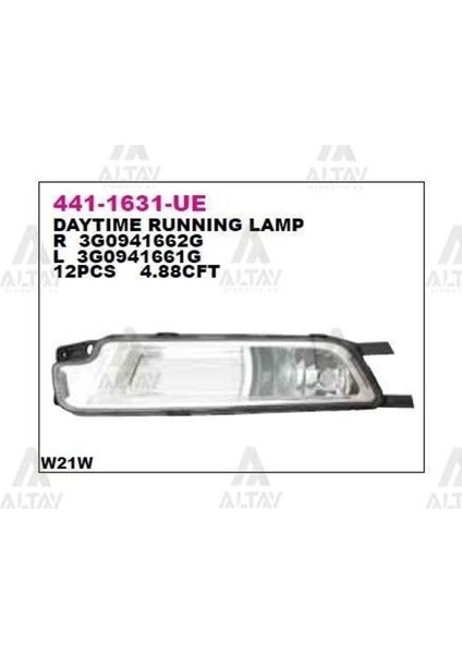 4411631LUE Gün Düz Surus Lambası Sol Volkswagen Passat 13 3G0941661K