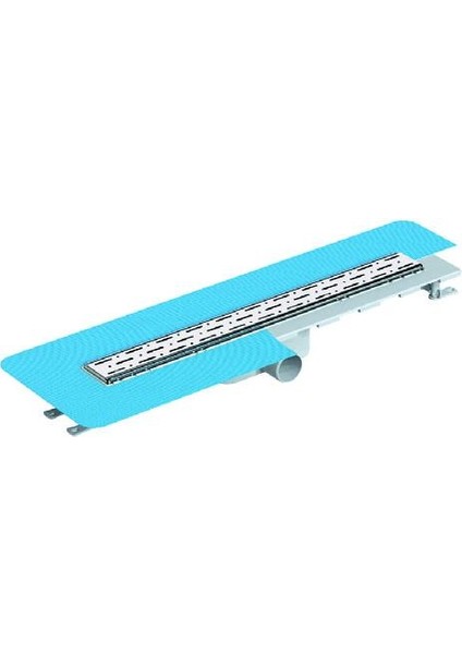 Duş Kanalı Trend Lıne Tm. Pas.ız Ø50 33CM Yan