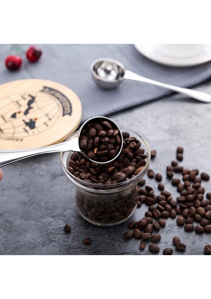 01 15ML Tarzı 15G Paslanmaz Çelik Fasulye Kaşığı Kahve Kaşığı Entegre Kahve Tozu Ölçme Standart Kaşık Kahve Makinesi Bar Aksesuarı (Yurt Dışından) indirimleri