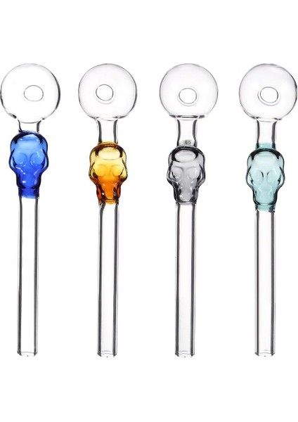 Rastgele Renk Stili 1 Adet Rastgele Renk Taşınabilir El Yapımı Yuvarlak Renkli Hasır Borular Kandil Çubuk Cam Isıya Dayanıklı (Yurt Dışından)