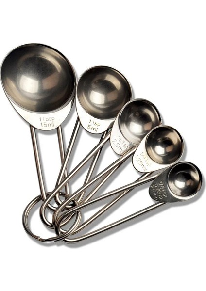 Gümüş Tarzı Pişirme Aksesuarları Çok Amaçlı Ölçme Aletleri Kahve Çay Gümüş Ölçekli Mutfak Alet Seti Ölçme Kaşığı (Yurt Dışından)