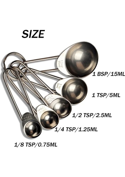Gümüş Tarzı Pişirme Aksesuarları Çok Amaçlı Ölçme Aletleri Kahve Çay Gümüş Ölçekli Mutfak Alet Seti Ölçme Kaşığı (Yurt Dışından) fiyatları