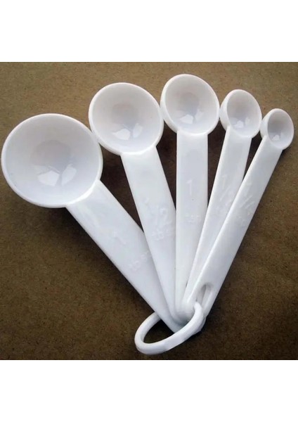 Beyaz Stil 5 Adet Çok Amaçlı Ölçme Kaşıkları Ölçme Aletleri Plastik Pişirme Pişirme Aksesuarları Plastik Saplı Mutfak Aletleri (Yurt Dışından) indirimleri