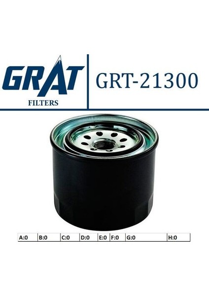 21300 Mazot Filtresi Mitsubishi FE635-FE659 Turbo-Fuso FE839-FE859-HD35-HD75 Atom Tip ME016872