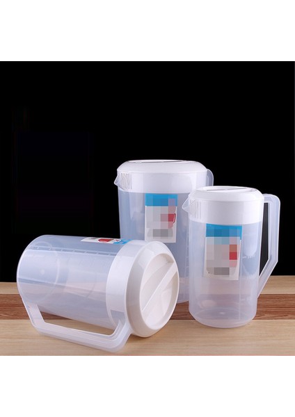 2400ML Tarzı 1 Adet Ölçme Su Isıtıcısı Ölçekli Içecek Saklama Kabı Kapaklı Isıya Dayanıklı Soğuk Su Sürahisi Plastik Suyu Sürahi L (Yurt Dışından) fiyatları