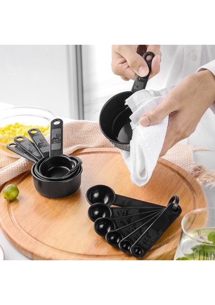 Siyah-6 Adet Kaşık Stili Plastik Olecranon Ölçme Fincan Ölçme Kaşığı Set Ece Dereceli Ölçme Kaşığı Set Ev Pişirme Araçları Mutfak S (Yurt Dışından) fiyatları