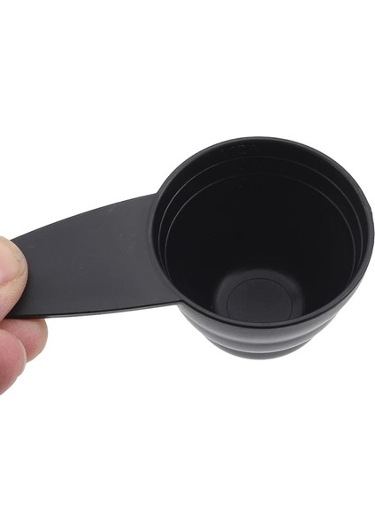 Siyah Stil Ölçekli Plastik Ölçme Kaşığı Kahve Kaşığı Mutfak Pişirme Gereçleri Süt Tozu Kaşıkları (Yurt Dışından)