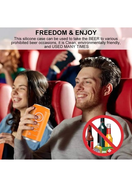 Mavi Stil Silikon Koruyucu Bir Birayı Gizleyin Kapak Içeceğinizi Gizleyin Bira Kutusu Kılıf Uygun Fz 355ML Kutular Iş Arkadaşınızı Kandırın (Yurt Dışından) fırsatları