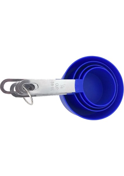 Cup-Deepblue Tarzı Çok Amaçlı Kaşıklarbardak Ölçüm Aletleri Pp Pişirme Aksesuarları Paslanmaz Çelikplastik Saplı Mutfak Aletleri (Yurt Dışından)