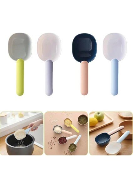 Mavi Stil Diğer Mini Plastik Kepçe Taşınabilir Katlanabilir Buz Küreği Un Gıda Şekeri Dondurma Kaşığı Ölçüm Kaşıkları Kürekler Parti Mutfak Aletleri (Yurt Dışından) modelleri