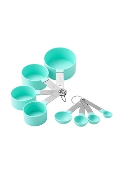 Yeşil Stil 4 Adet Çok Amaçlı Kaşıkbardak Ölçüm Aletleri Pp Pişirme Aksesuarları Paslanmaz Çelikplastik Saplı Mutfak Aletleri (Yurt Dışından)