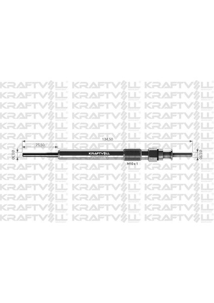 05030061 Kızdırma Bujisi Bmw N47 N47N N57 Toyota Corolla-Auris Verso 1.6 D4D 2015- 12230035934