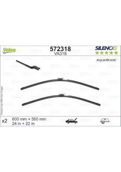 572318 Silecek Süpürgesi Takımı 600MM 560MM Mercedes S-Class Coupe C217 15 Isıtmalı 2178202000