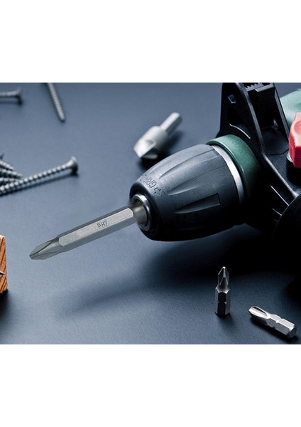 10ADET 50MM Yıldız Sıkma Matkap Ucu Seti- Ekstra Kavrama Özelliği (Ph2-Bits)