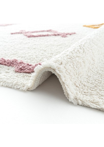 Cool Cotton Ccn 04 Multy Xw Makinede Yıkanabilir Kaymaz Taban Pamuk Dokuma Bebek Halı indirimleri