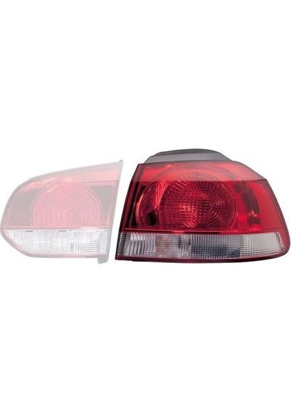 2SD009922101 Stop Lambası Diş Sağ-Volkswagen Golf Vı 2009 2013 5K0945096E