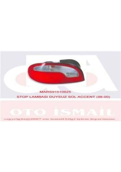 510625 Stop Lambası Sol Accent 1998 2000 Duysuz 9240122300