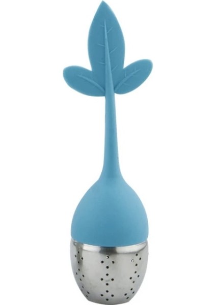 Üç Yapraklı Stil Tek Boyut Taşınabilir Çay Demlik 9 Stilleri Mavi Yaratıcı Güvenli ve Sağlıklı Mutfak Aksesuarları Şemsiye Paslanmaz Çelik Çay Filtresi Çay Sızıntısı (Yurt Dışından)