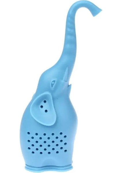 Mavi Stil Hayvan Çay Demlik Sevimli Küçük Fil Silikon Çay Süzgeç Kahve Gevşek Yaprak Süzgeç Çanta Kupa Filtre Difüzör Çay Aksesuarları (Yurt Dışından)