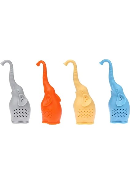 Mavi Stil Hayvan Çay Demlik Sevimli Küçük Fil Silikon Çay Süzgeç Kahve Gevşek Yaprak Süzgeç Çanta Kupa Filtre Difüzör Çay Aksesuarları (Yurt Dışından) modelleri