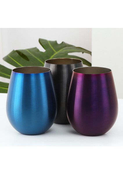 Gümüş Tarzı 304 Paslanmaz Çelik Şarap Bardakları Kahve Içecek Içecek Bira Drinkware Su Bardağı (Yurt Dışından) fırsatları
