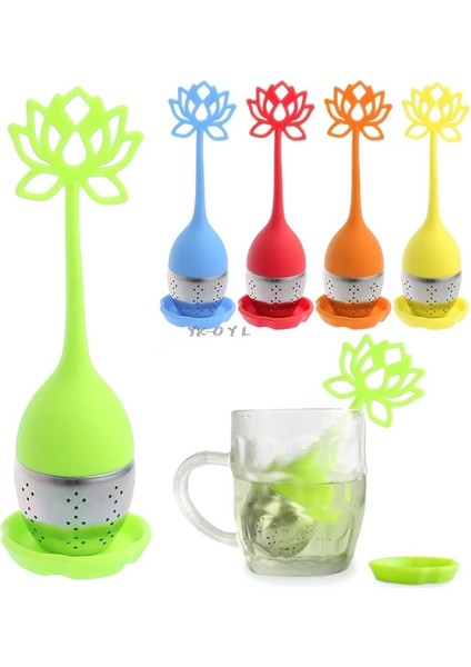 Bej Tarzı M Beden Benzersiz Sevimli Çay Süzgeç Silikon Lotus Gevşek Çay Demlik Paslanmaz Çelik Filtre Çaydanlık Çay ve Kahve Drinkware Süzgeç Hediye (Yurt Dışından) fiyatları