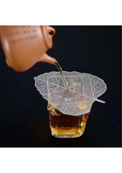 Gümüş Tarzı Pratik Paslanmaz Çelik Bodhi Yaprak Çay Süzgeç Yaprak Süzgeç Çay Süzgeç Çay Süzgeç Çay Aksesuarları (Yurt Dışından)