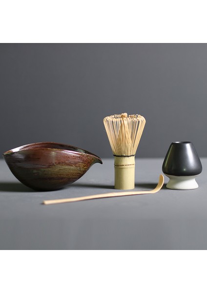 No.11 Tarzı Et El Yapımı Ev Kolay Temiz Matcha Çay Seti Aracı Standı Kiti Kase Çırpma Kepçe Hediye Töreni Geleneksel Japon Aksesuarları (Yurt Dışından)