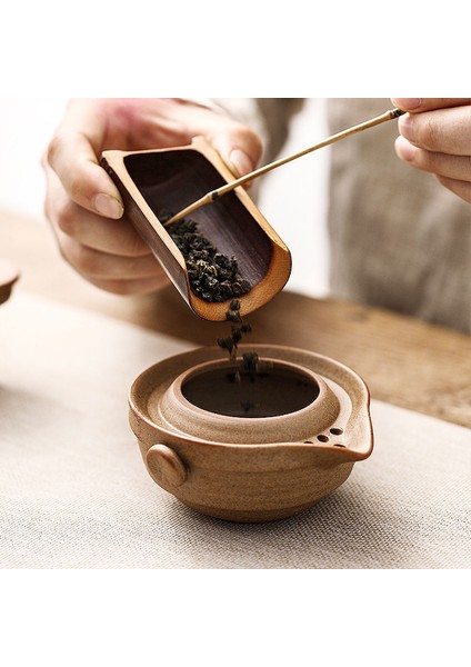 D Tarzı Çin Kung Fu Çay Seti 1 Çaydanlık 2 Çay Fincanı Seyahat Seramik Çömlek Çay Bardak Teaware Açık Çay Bardak Çay Töreni (Yurt Dışından)