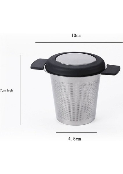 Kırmızı Stil Paslanmaz Çelik Çay Demlik Sepeti Çay Kahve Filtreleri Yeniden Kullanılabilir Filtre ve Kapaklı Ince Örgü Çay Süzgeci Mutfak Aksesuarları (Yurt Dışından) fırsatları