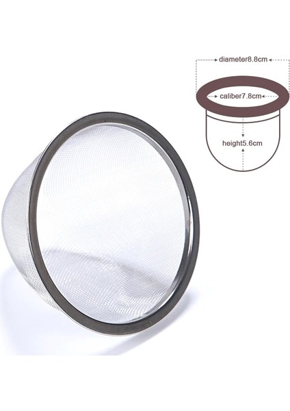 A3 Stili Yeniden Kullanılabilir Paslanmaz Çelik Hasır Çay Demlik Süzgeç Demlik Çay Yaprağı Baharat Filtre Drinkware Mutfak Aksesuarları Çapı .8cm (Yurt Dışından)