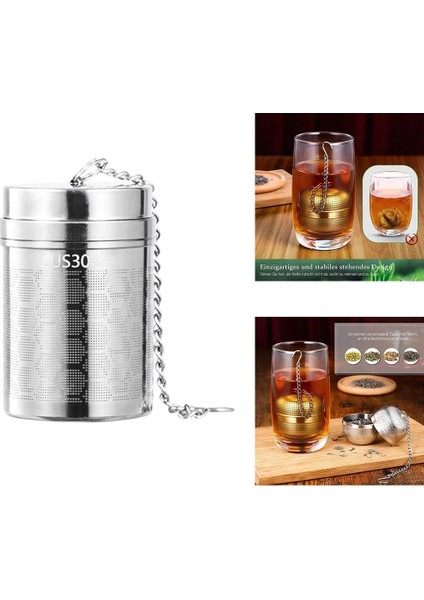 Silindir Stili Premium Çay Filtreleri Asılı Kupa Bardak Demlik Su Isıtıcısı Mühürlü Iplik Bağlantısı Çay Filtresi Genişletilmiş Zincir Kancalı Çay Difüzörü (Yurt Dışından) modelleri