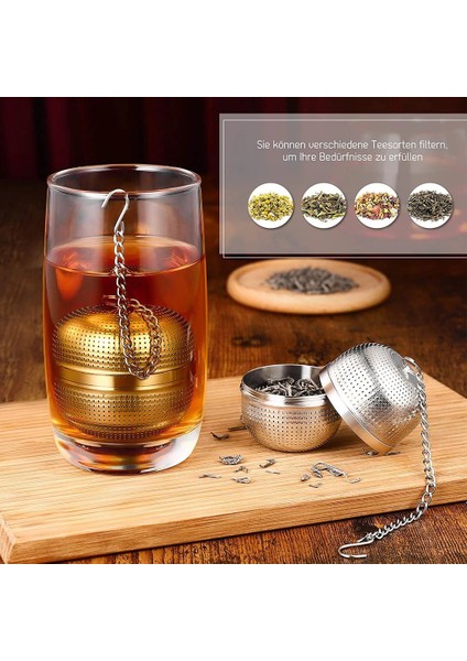 Silindir Stili Premium Çay Filtreleri Asılı Kupa Bardak Demlik Su Isıtıcısı Mühürlü Iplik Bağlantısı Çay Filtresi Genişletilmiş Zincir Kancalı Çay Difüzörü (Yurt Dışından) fırsatları