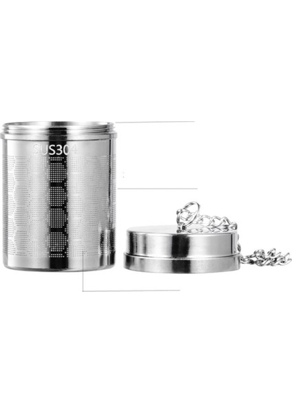 Silindir Stili Premium Çay Filtreleri Asılı Kupa Bardak Demlik Su Isıtıcısı Mühürlü Iplik Bağlantısı Çay Filtresi Genişletilmiş Zincir Kancalı Çay Difüzörü (Yurt Dışından) indirimleri