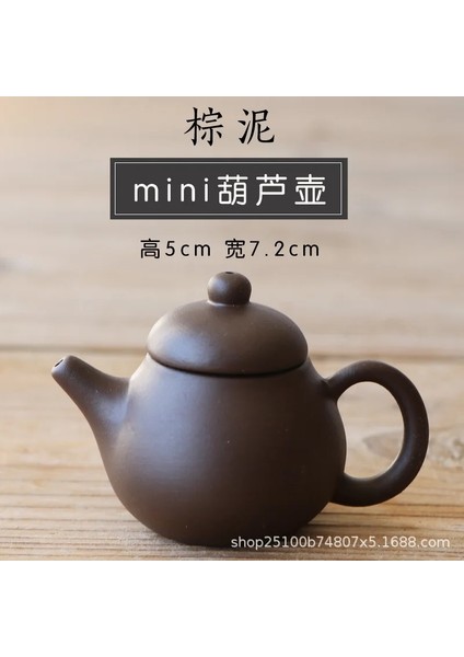No.17 Stili Mini Çay Evcil Teaware Kung Fu Çay Seti Mor Kil Çay Potu El Yapımı Yaratıcı Parmak Pot Çay Oynama (Yurt Dışından)